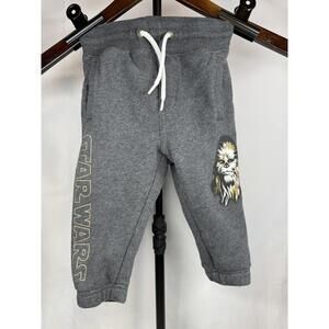 Gap Star Wars Chewbacca Sweatpants Boys 12-18 Months Gray French Terry Pants‎